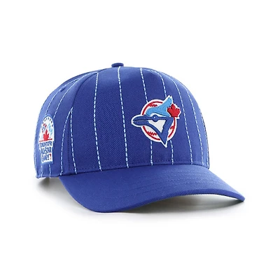 Toronto Blue Jays Rawlings Pinstripe ’47 Hitch Adjustable Hat – Blue