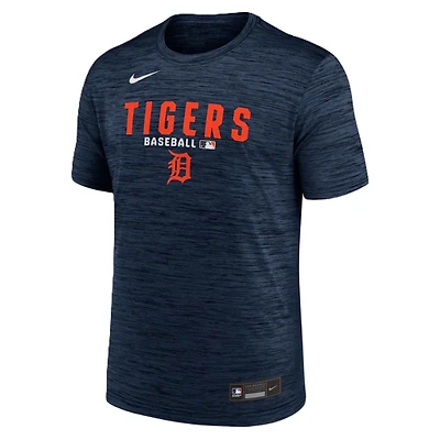 Detroit Tigers Nike Authentic Collection Get Edge Velocity Navy Dri-Fit Tee