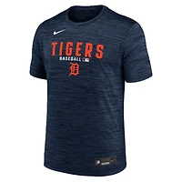 Detroit Tigers Nike Authentic Collection Get Edge Velocity Navy Dri-Fit Tee