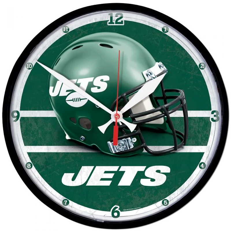 New York Jets Round Wall Clock 12.75"