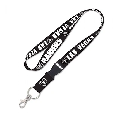 Las Vegas Raiders Lanyard With Detachable Buckle 1"