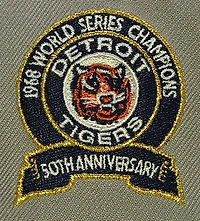 Detroit Tigers Grey and Navy 1968 World Series Patch 9Forty A-Frame