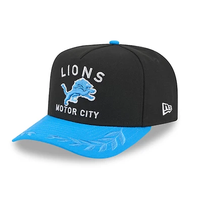 Detroit Lions Draft 2025 Black and Blue 9Fifty A-Frame