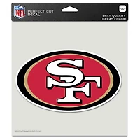 San Francisco 49ers Perfect Cut Colour Decal 8" x 8"