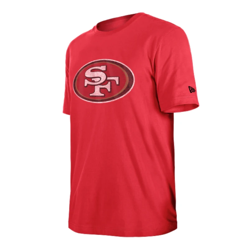 San Francisco 49ers Scarlet Red Team Logo Evergreen Tee