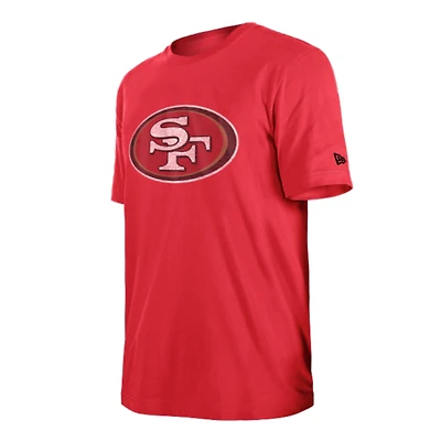 San Francisco 49ers Scarlet Red Team Logo Evergreen Tee