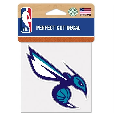 Charlotte Hornets Perfect Cut Colour Decal 4" x 4"