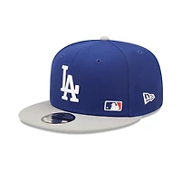 Los Angeles Dodgers Royal Blue and Light Grey Blackletter Arch 9Fifty