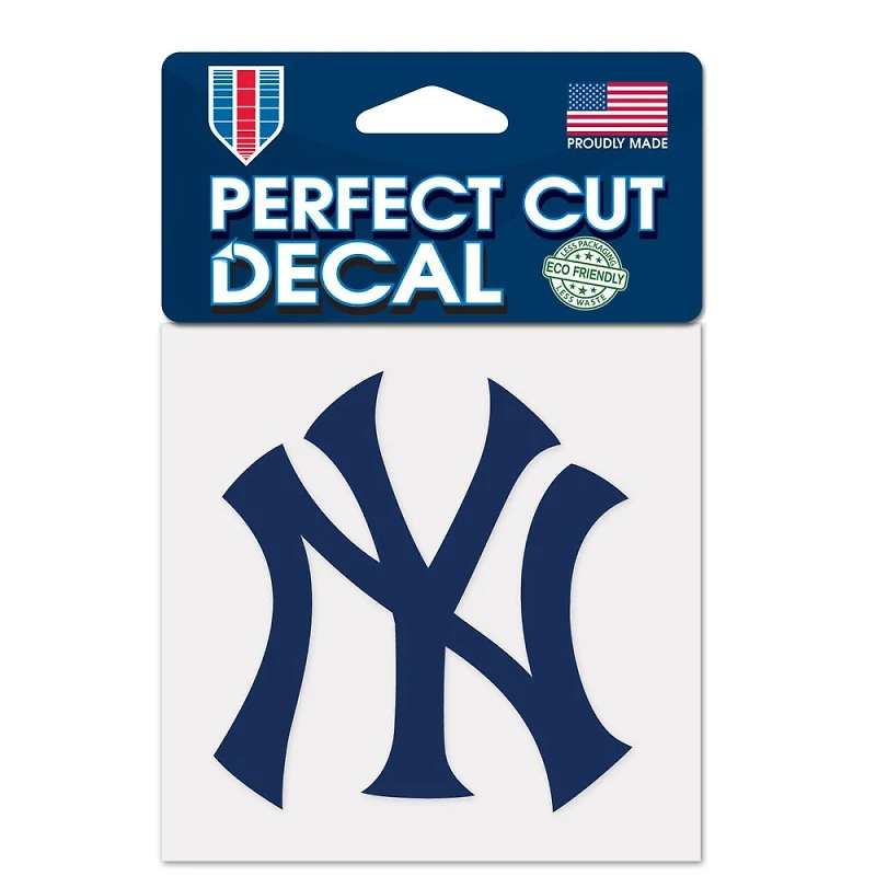 New York Yankees Perfect Cut Colour Decal 4" x 4"