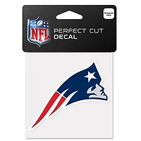 New England Patriots Perfect Cut Colour Decal 4" x 4"