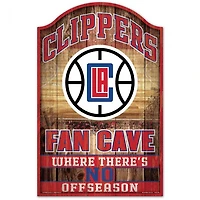 Los Angeles Clippers Fan Cave Wood Sign 11" x 17" 1/4" Thick