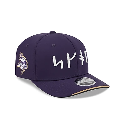 Minnesota Vikings Rivalries 2026 Team Colour 9Seventy Stretch Snap Adjustable Hat