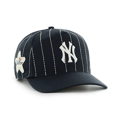 New York Yankees Rawlings Pinstripe ’47 Hitch Hat - Navy