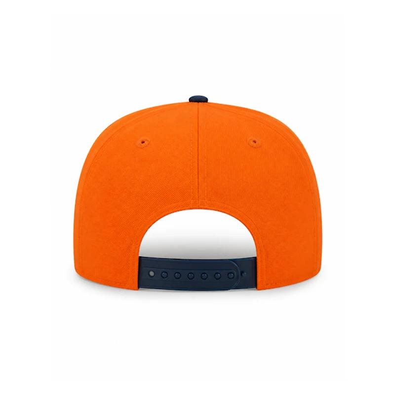 Detroit Tigers Orange/Navy Cooperstown with Gold World Series Patch 9FIFTY A-Frame Snapback Hat