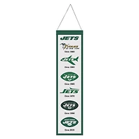 New York Jets Evolution Wool Banner 8" x 32"