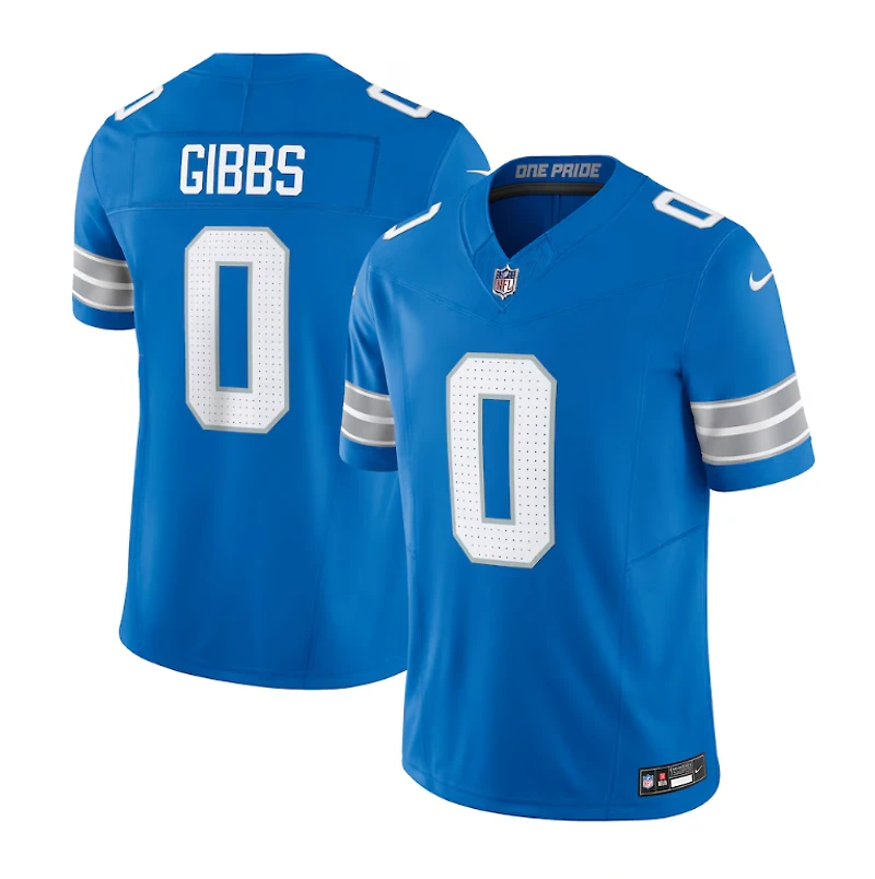 Jahmyr Gibbs Detroit Lions Nike Blue Home Limited Jersey