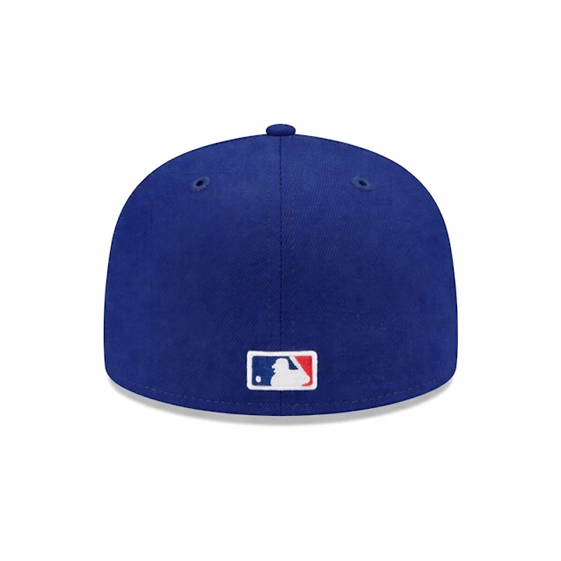 Detroit Tigers Dark Royal 50th Anniversary of 1968 World Series Patch 59Fifty Fitted Hat