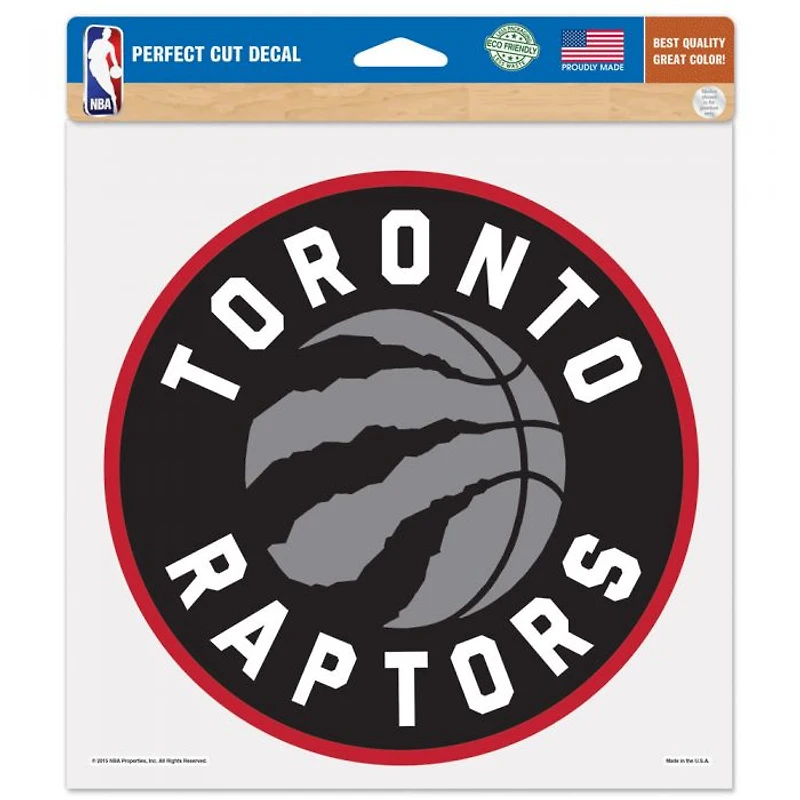 Toronto Raptors Perfect Cut Colour Decal 8" x 8"