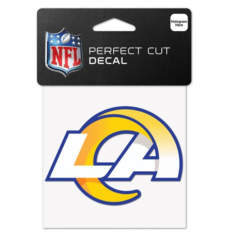 Los Angeles Rams Perfect Cut Colour Decal 4" x 4"