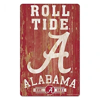 Alabama Crimson Tide Slogan Wood Sign 11" x 17" 1/4" Thick