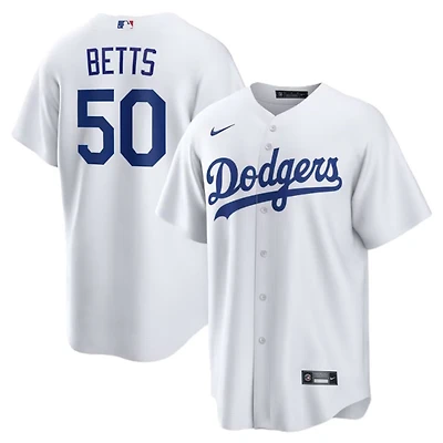 Mookie Betts Los Angeles Dodgers Nike White Home Replica Jersey