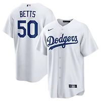 Mookie Betts Los Angeles Dodgers Nike White Home Replica Jersey