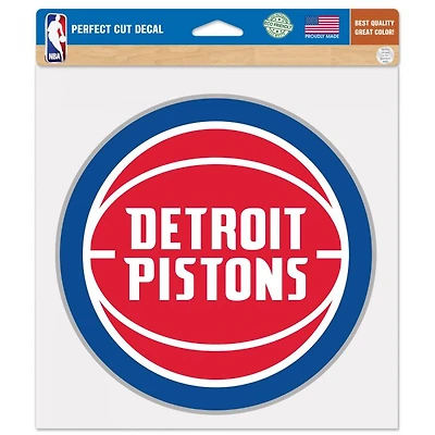 Detroit Pistons Perfect Cut Colour Decal 8" x 8"