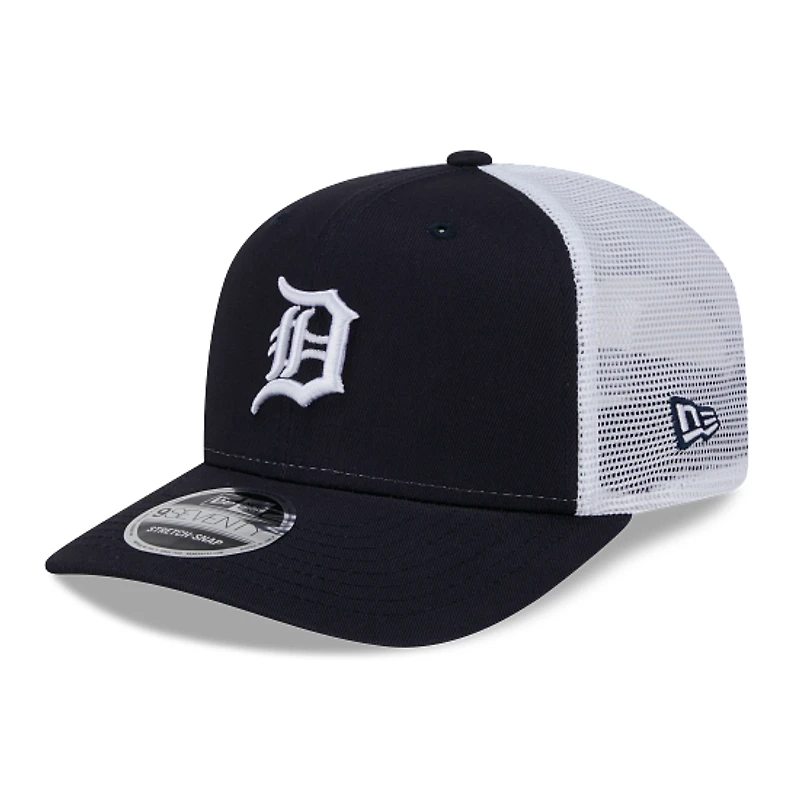 Detroit Tigers Navy and White Trucker 9Seventy Stretch Snap