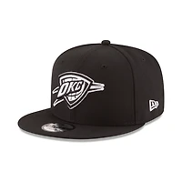 Oklahoma City Thunder Basic Black and White 9Fifty