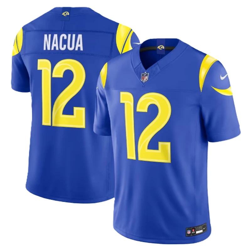 Puka Nacua Los Angeles Rams Nike 2026 Royal Vapor F.U.S.E. Stitched Limited Jersey