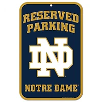 Notre Dame Fighting Irish ND Plastic Sign 11" x 17"