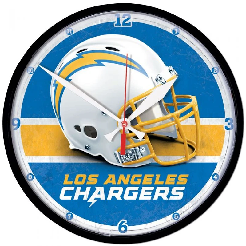 Los Angeles Chargers Round Wall Clock 12.75"