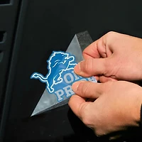 Detroit Lions One Pride Perfect Cut 4" x 4" Decal — Official NFL Vinyl Sticker | Pro Image Sports Canada