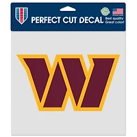 Washington Commanders Perfect Cut Colour Decal 8" x 8"
