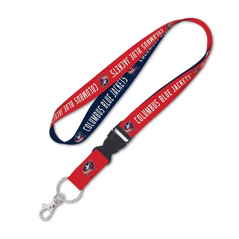 Columbus Blue Jackets Lanyard With Detachable Buckle 1"