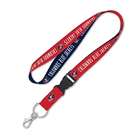 Columbus Blue Jackets Lanyard With Detachable Buckle 1"