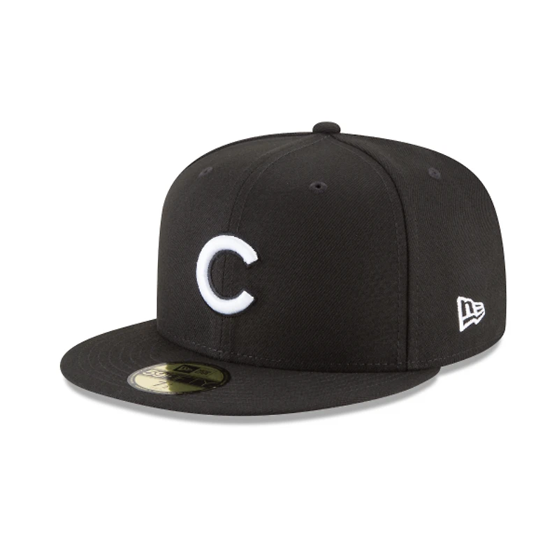 Chicago Cubs Black and White 59Fifty