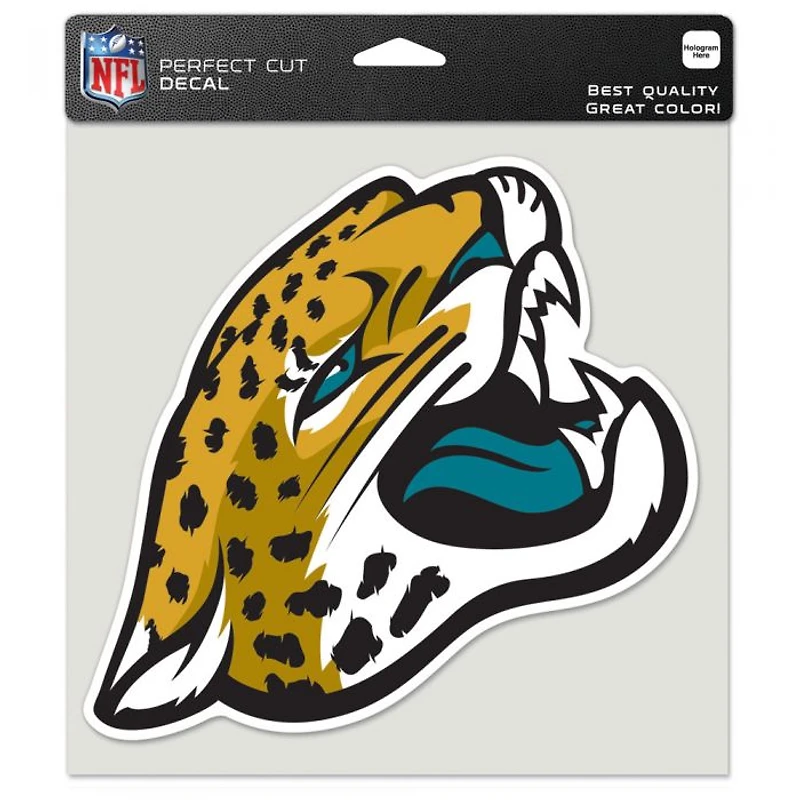 Jacksonville Jaguars Perfect Cut Colour Decal 8" x 8"