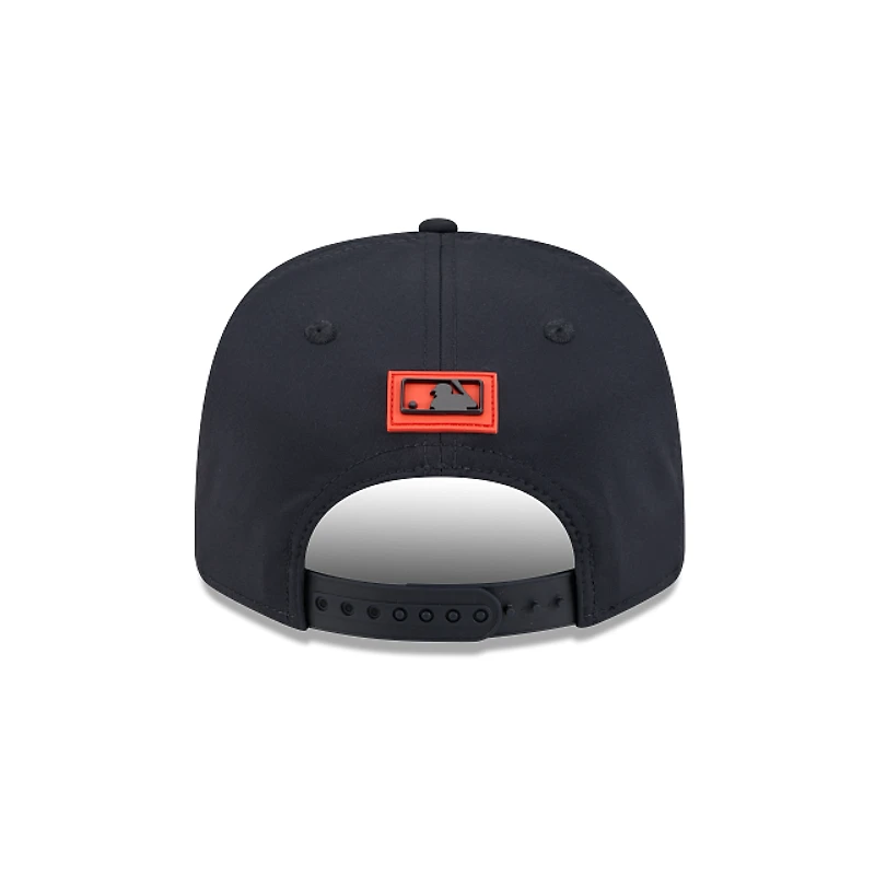 Detroit Tigers 2026 Clubhouse 9SEVENTY Stretch-Snap Hat – Navy/Orange – New Era