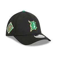 Detroit Tigers St. Patrick’s Day 2026 39THIRTY M-Crown Stretch Fit Hat – Black/Green New Era