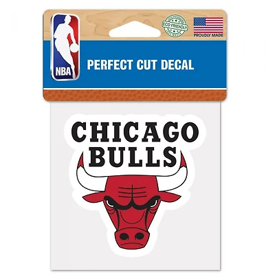 Chicago Bulls Perfect Cut Colour Decal 4" x 4"