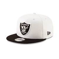 Las Vegas Raiders 2Tone White and Black 9Fifty