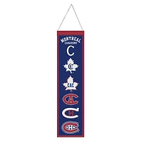 Montreal Canadiens Evolution Wool Banner 8" x 32"