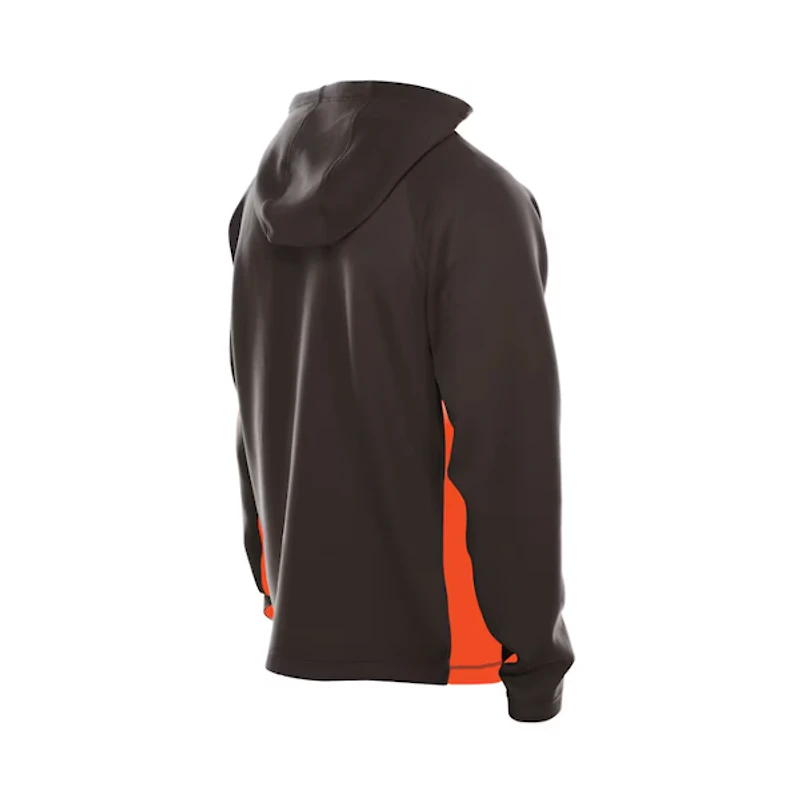 Cleveland Browns Brown Combine Full Zip Hoodie