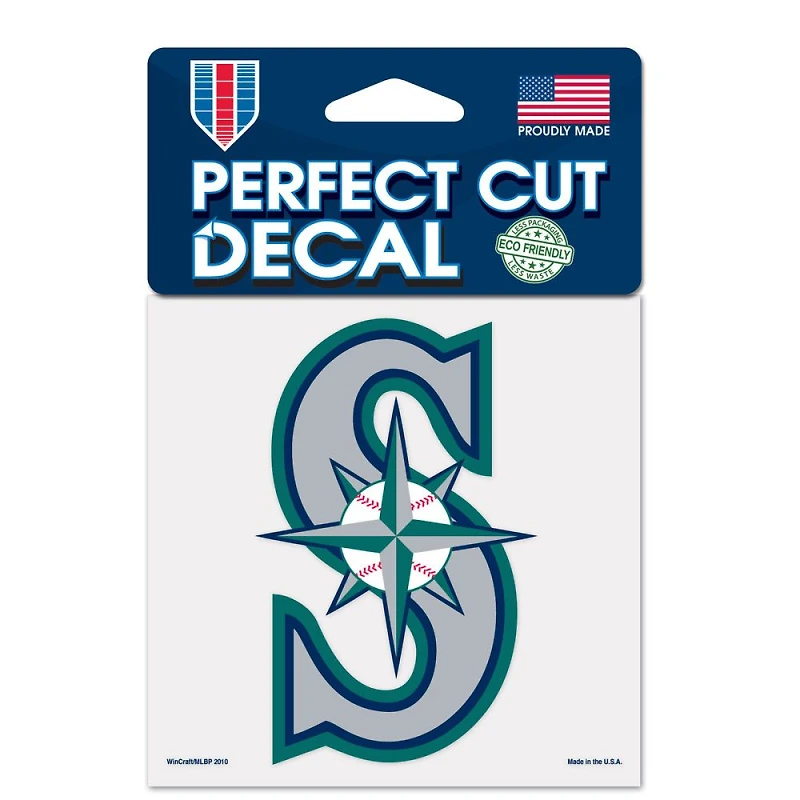 Seattle Mariners Perfect Cut Colour Decal 4" x 4"