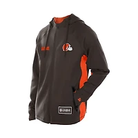 Cleveland Browns Brown Combine Full Zip Hoodie