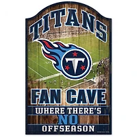 Tennessee Titans Fan Cave Wood Sign 11" x 17" 1/4" Thick