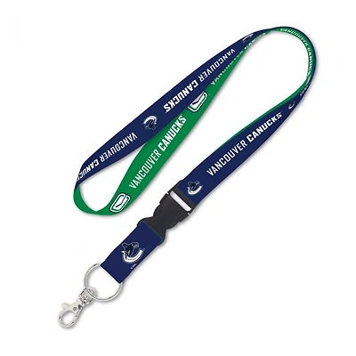 Vancouver Canucks Lanyard With Detachable Buckle 1"