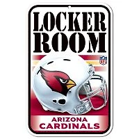 Arizona Cardinals Plastic Sign 11" x 17"