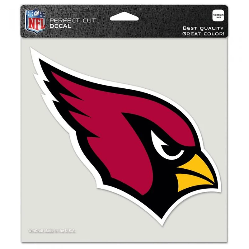 Arizona Cardinals Perfect Cut Colour Decal 8" x 8"